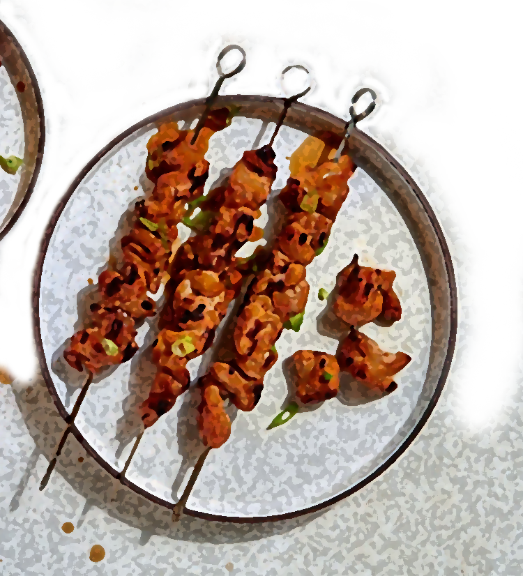 韩式伴蜂蜜黑醋芥末烧肉
